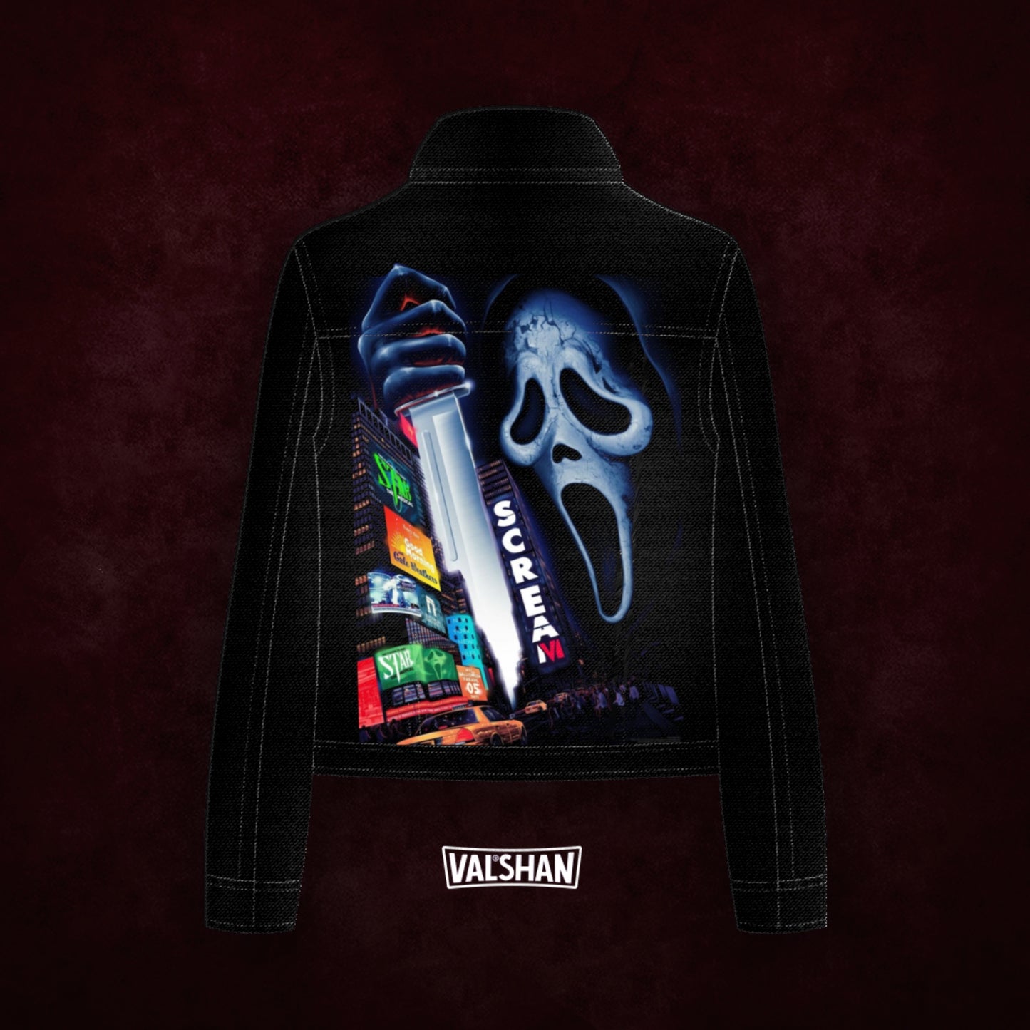 Réservation Custom Scream V3 / Jacket Handmade Painting (ACOMPTE)