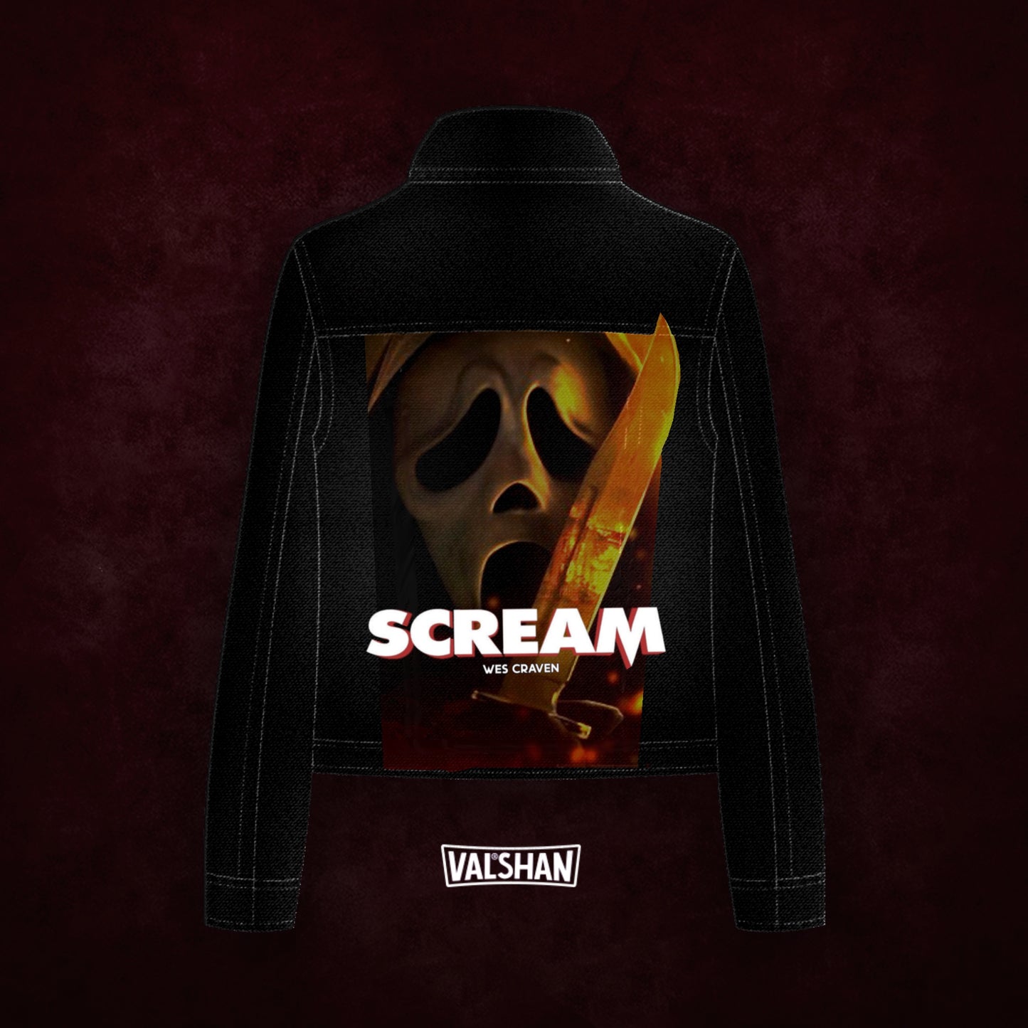 Réservation Custom Scream V1 / Jacket Handmade Painting (ACOMPTE)
