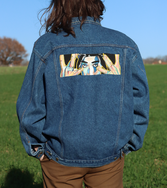 Custom Tupac Shakur / Tupac Shakur Jacket Handmade Painting