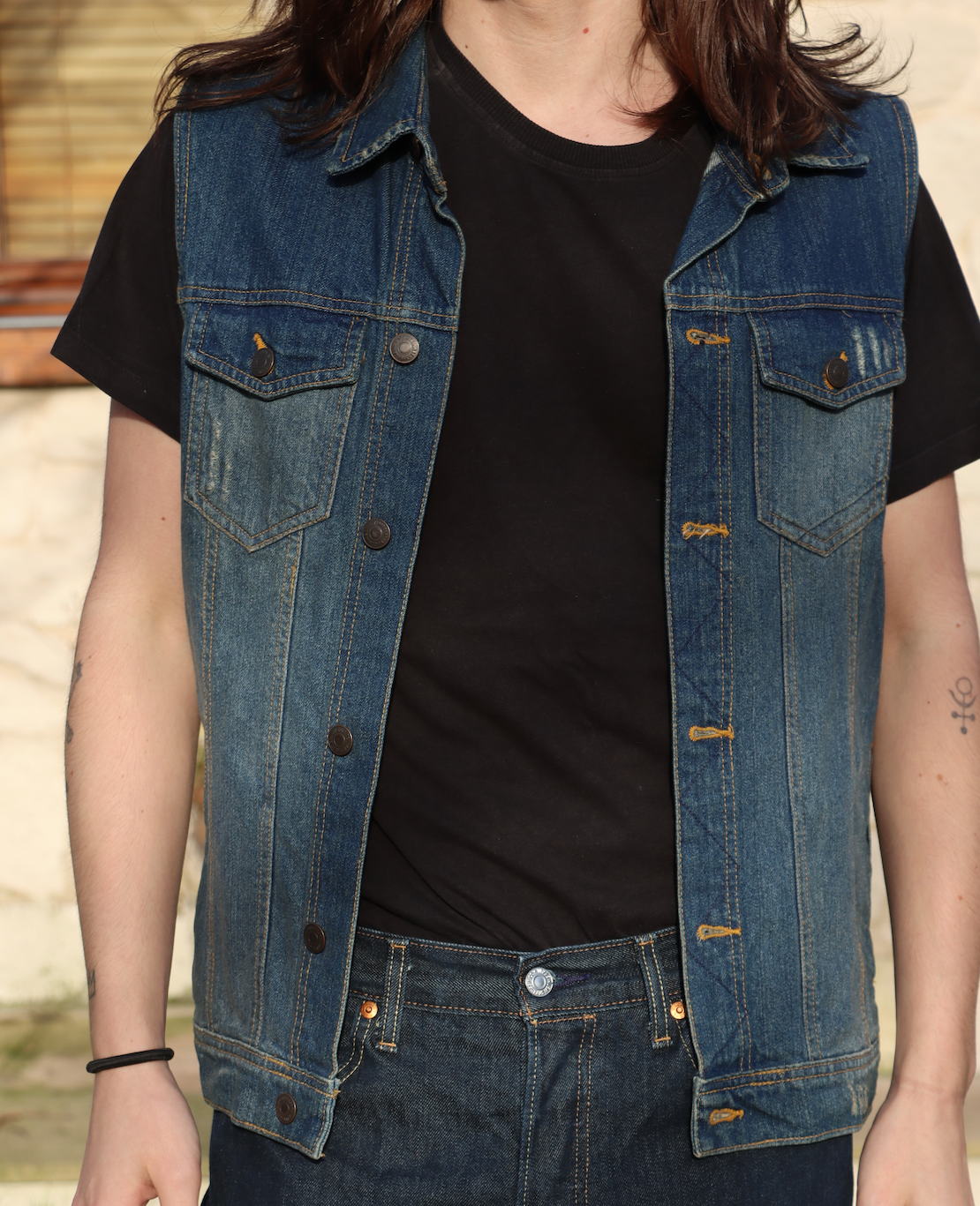 Custom ACDC / Handmade painting Jacket veste customisée art