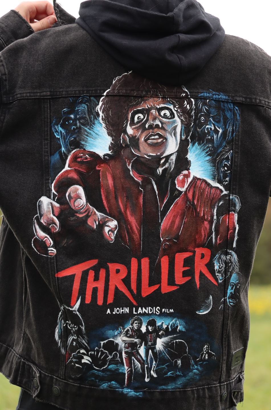 Michael jackson denim sales jacket cotton on