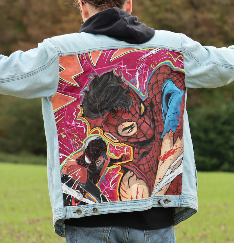 Custom Spider Man Miles Morales Peter Parker