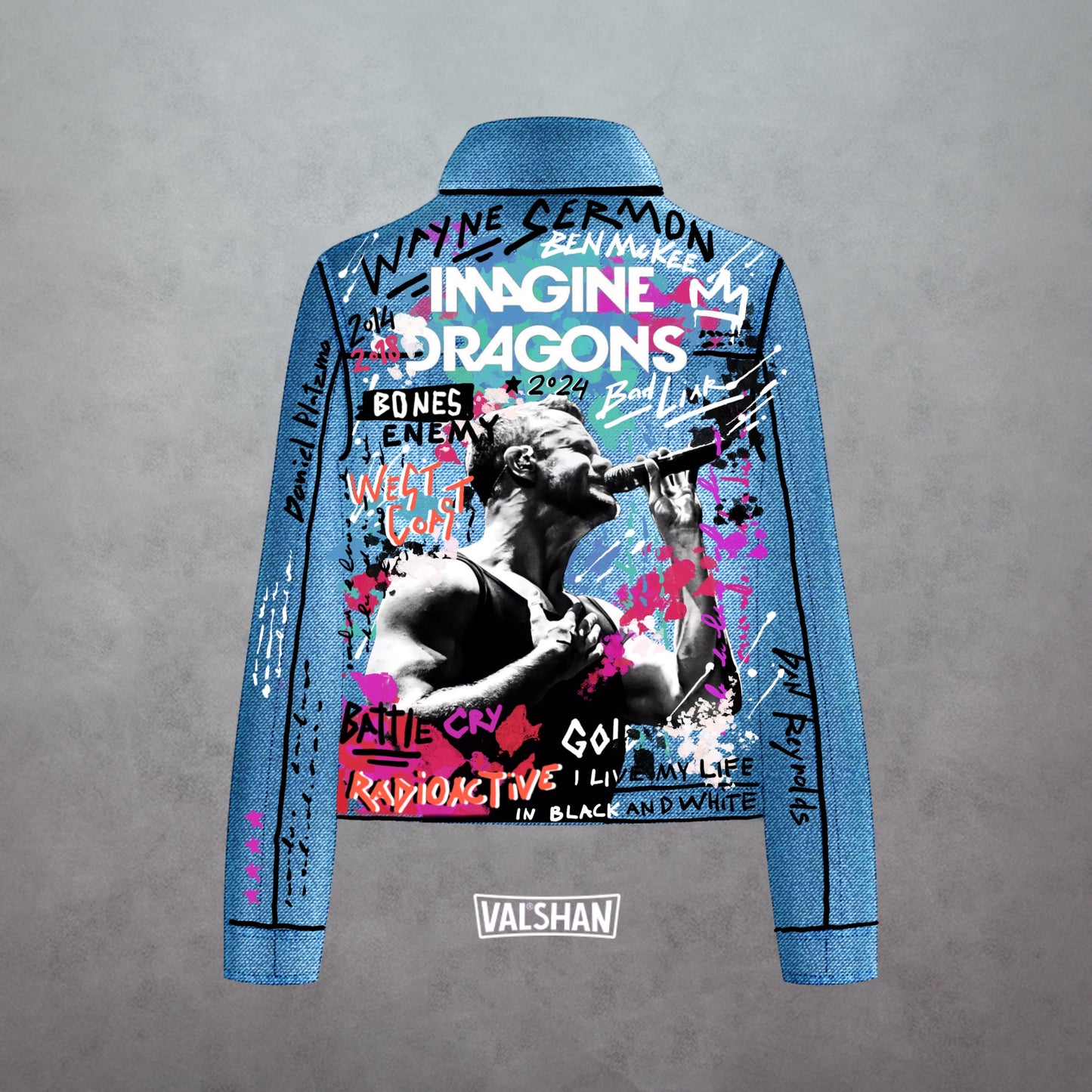 Réservation Custom Rock Art - Imagine Dragons (ACOMPTE)