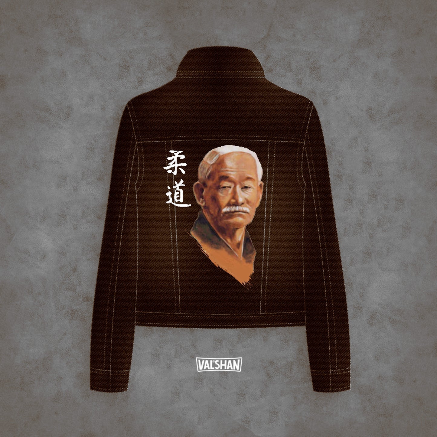 Custom sur cuir - Jigoro Kano (PRIX TOTAL)