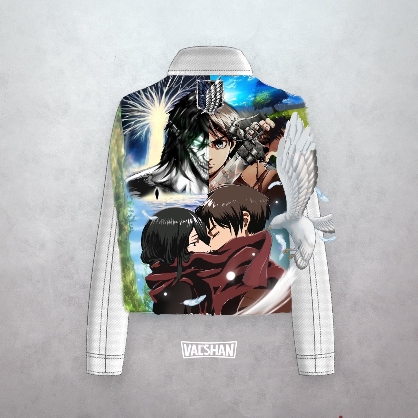 Réservation Custom Shingeki No Kyojin - L'Attaque des Titans - Eren et Mikasa (ACOMPTE)