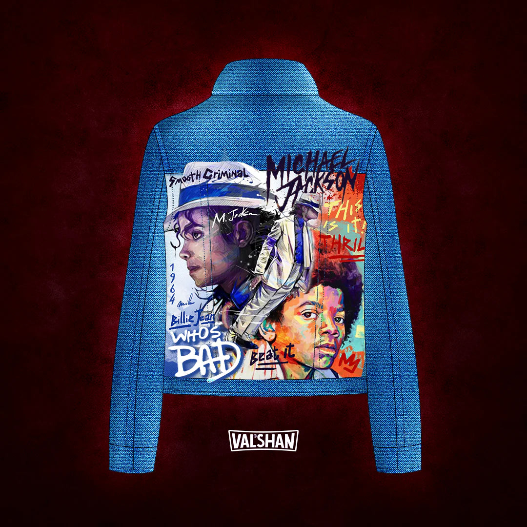 Custom Michael Jackson - Story / Jacket Handmade Painting