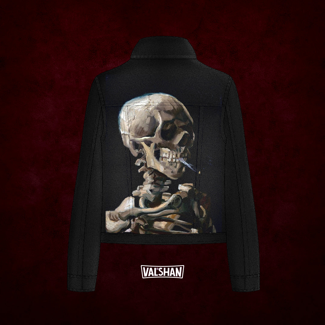 Réservation Custom Van Gogh - Crâne de squelette fumant une cigarette, 1886 (ACOMPTE)