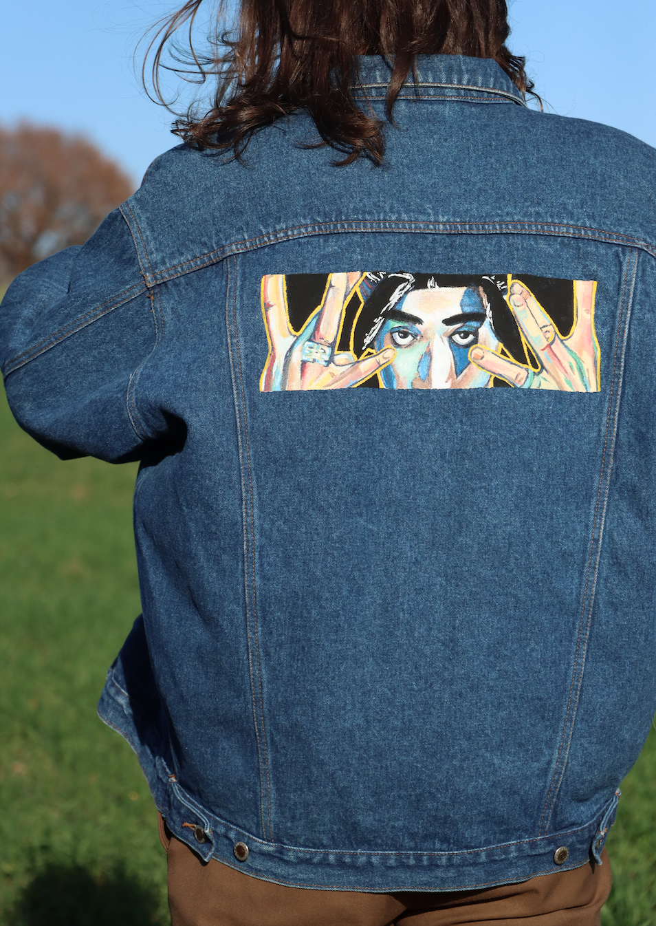 Custom Tupac Shakur / Tupac Shakur Jacket Handmade Painting