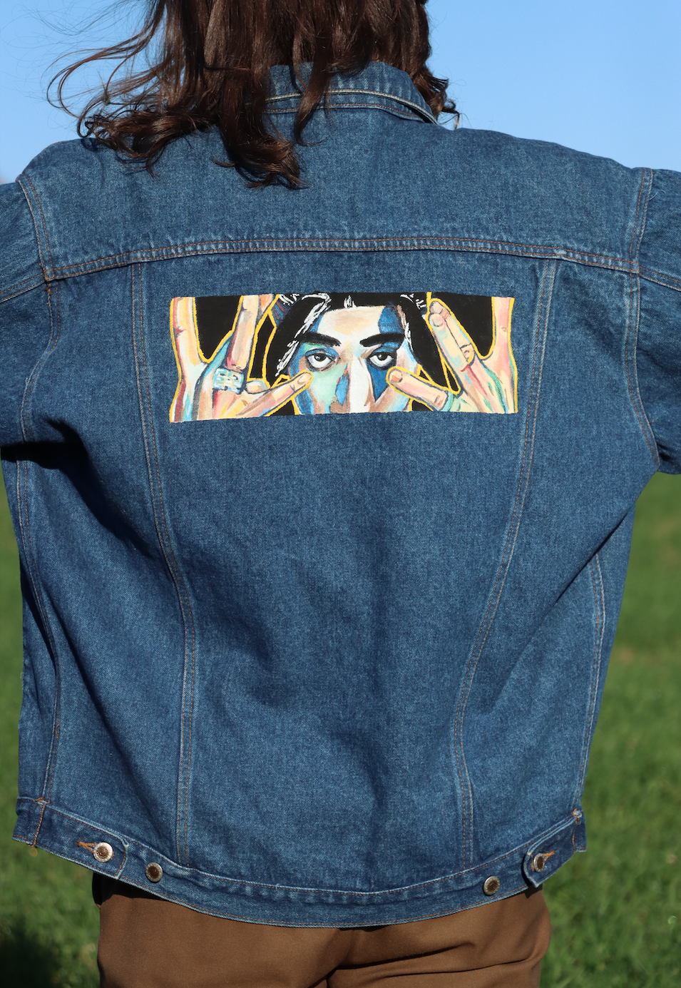 Custom Tupac Shakur / Tupac Shakur Jacket Handmade Painting