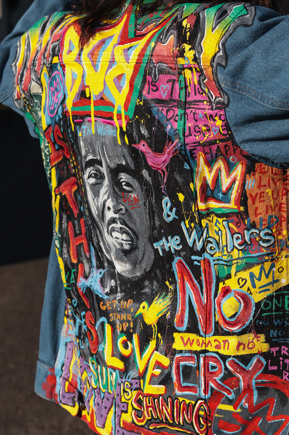 Custom Pop Art - Hommage à Bob Marley