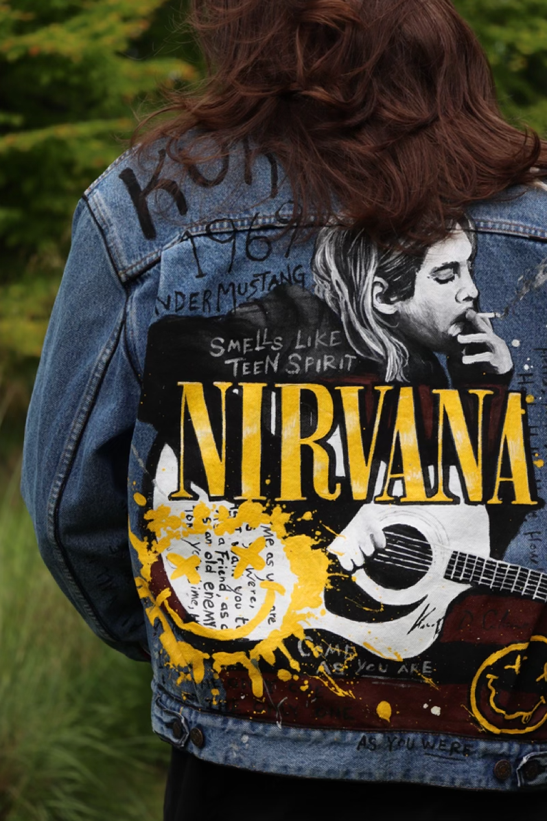 Custom Nirvana - Kurt Cobain