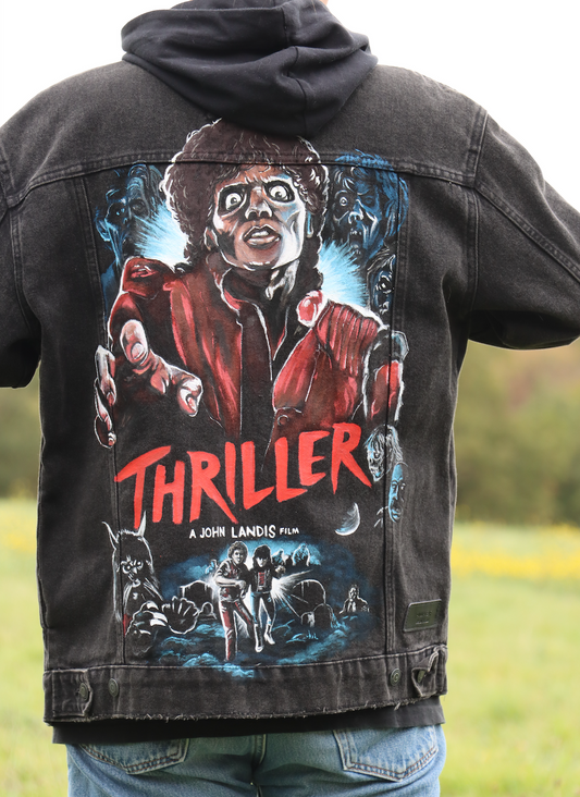 Custom Michael Jackson - Thriller / Jacket Handmade Painting