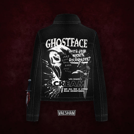 Réservation Custom Scream V2 / Jacket Handmade Painting (ACOMPTE)